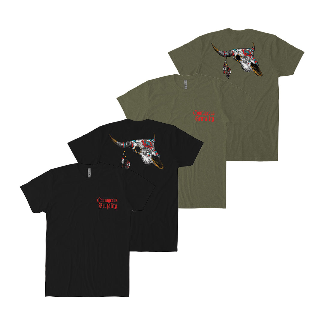 Courageous Brutality Buffalo T-Shirt