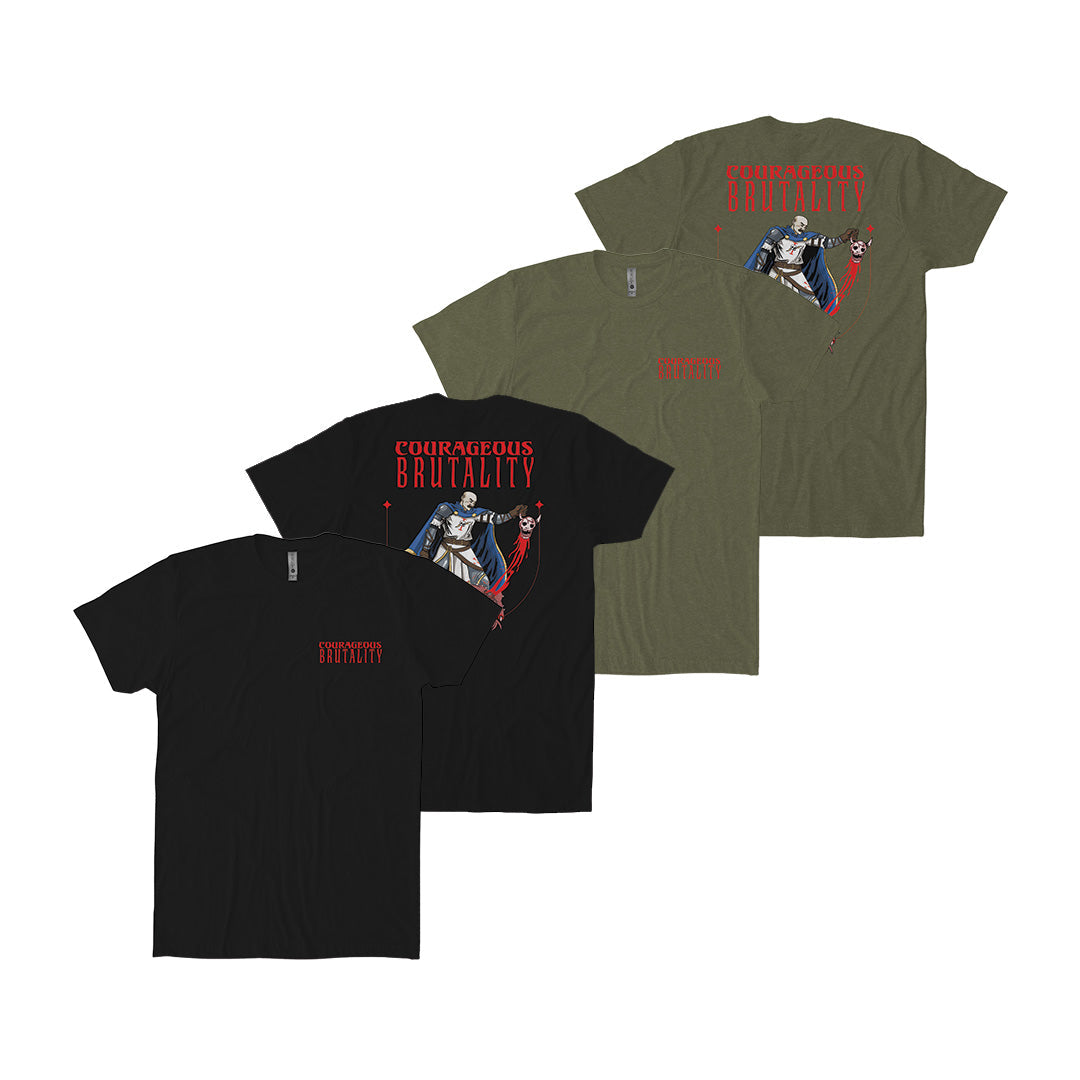 Courageous Brutality Knight T-Shirt