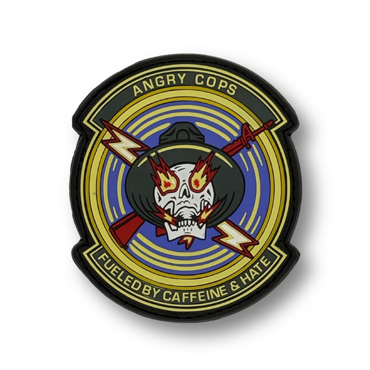 Fueled By Caffeine And Hate PVC Patch
