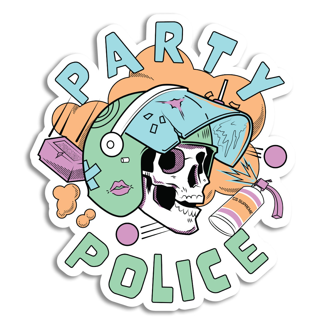 Police Pride Sticker Party Police Sticker